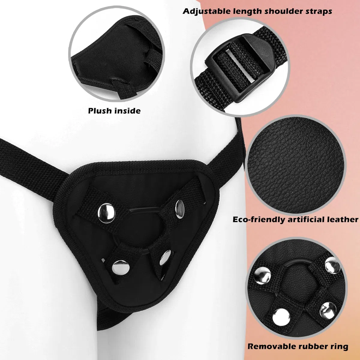 Strap on Dildo with Adjustable pene realistico con cinturino per uomini, sex toy portatile per adulti con pene con cinturino per donne, divertimento sessuale con