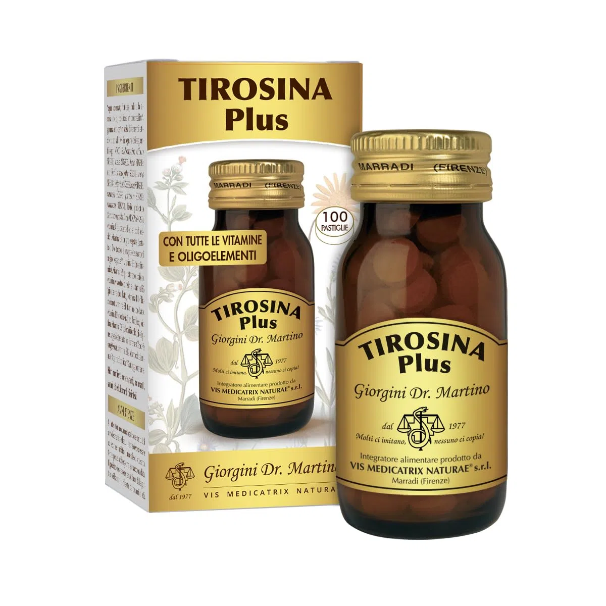 Integratore TIROSINA PLUS pastiglie - 50 g