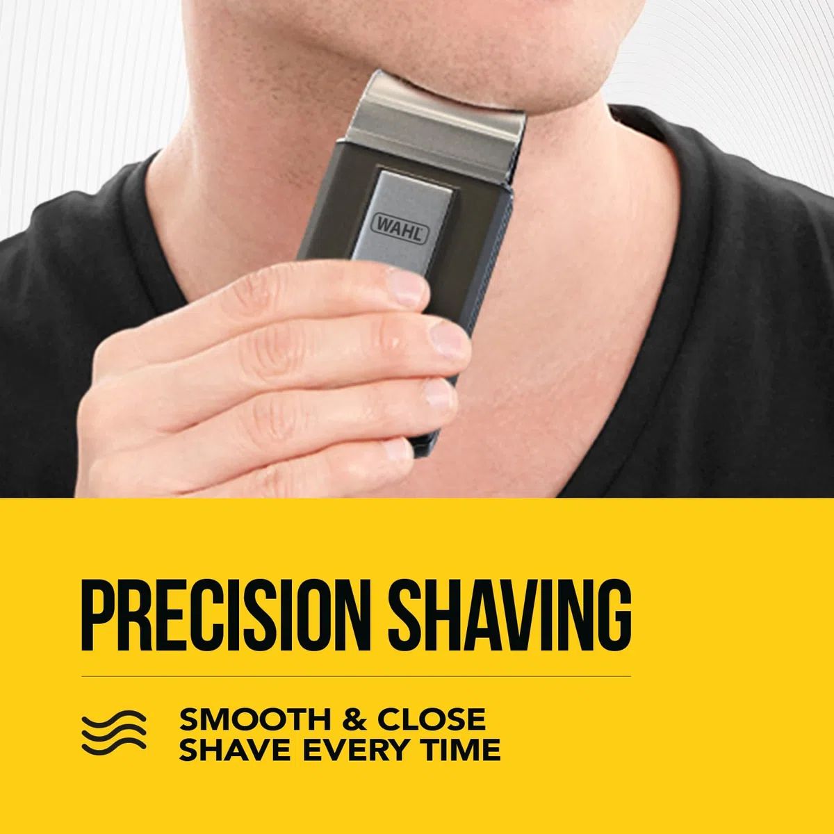 Wahl Travel Shaver Kit, ricaricabile, lamina flessibile, include spazzolino da denti, lima per unghie, forbici per unghie, pinzette, pettine, perfetto per i viaggi, piccolo, custodia da viaggio