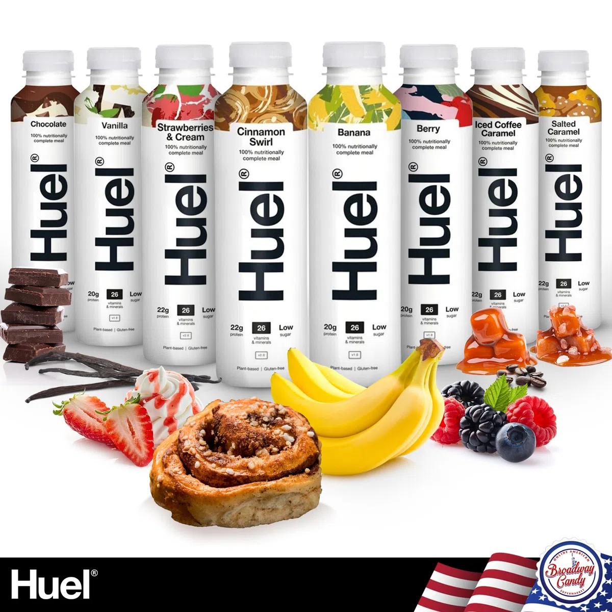 Huel - Confezione assortita pronta da bere, 8 pezzi