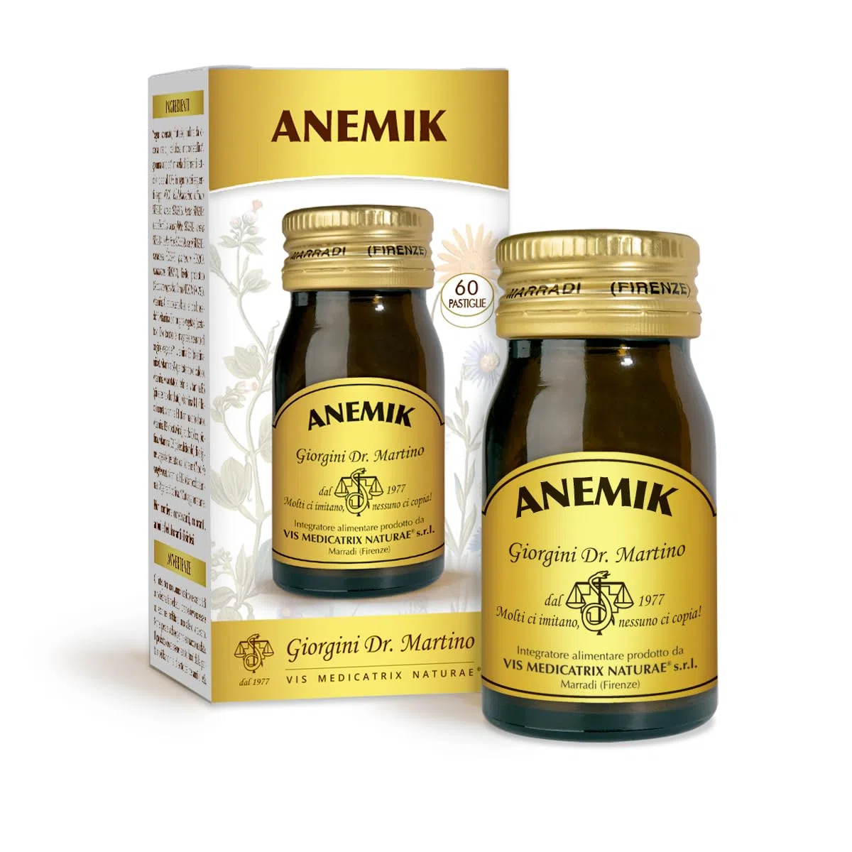 ANEMIK pastiglie - 30 g (integratore di ferro, arricchito con minerali e vitamine)