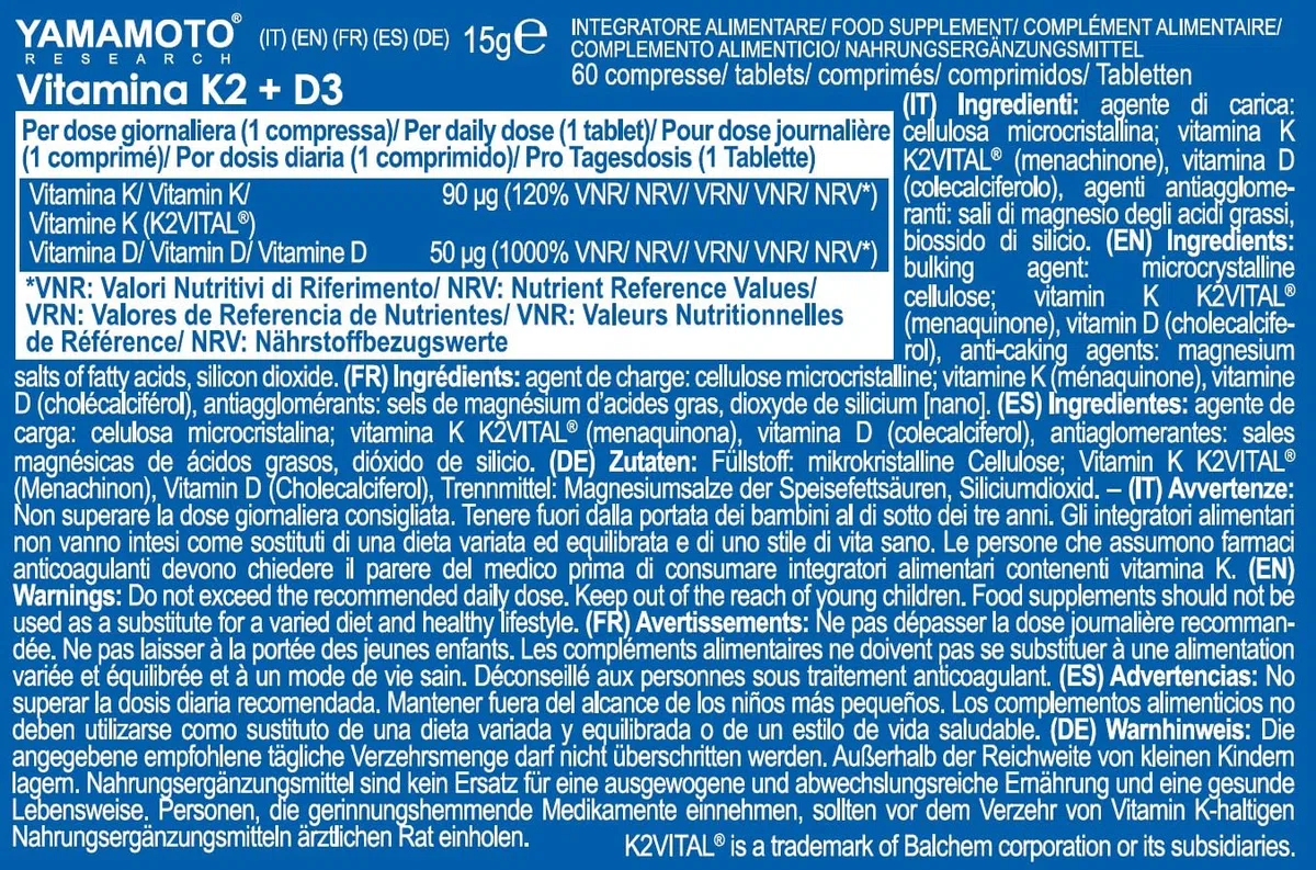 Yamamoto Research Vitamina K2-300 g