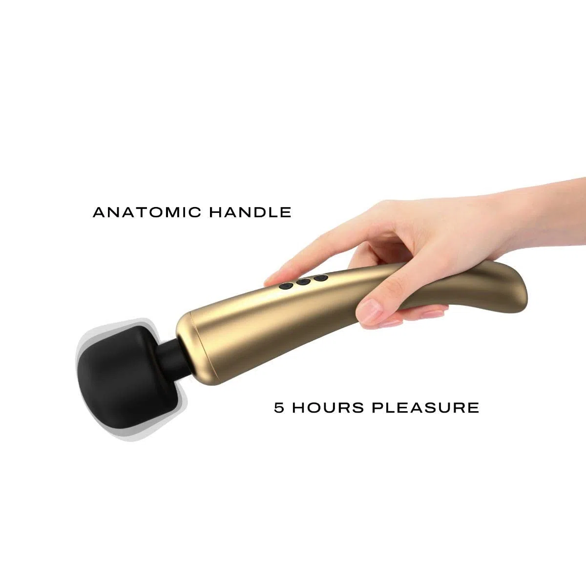 Dorcel Megawand Rechargeable - 6071786 Vibratore Or Ø 5,5 x 29,5 cm