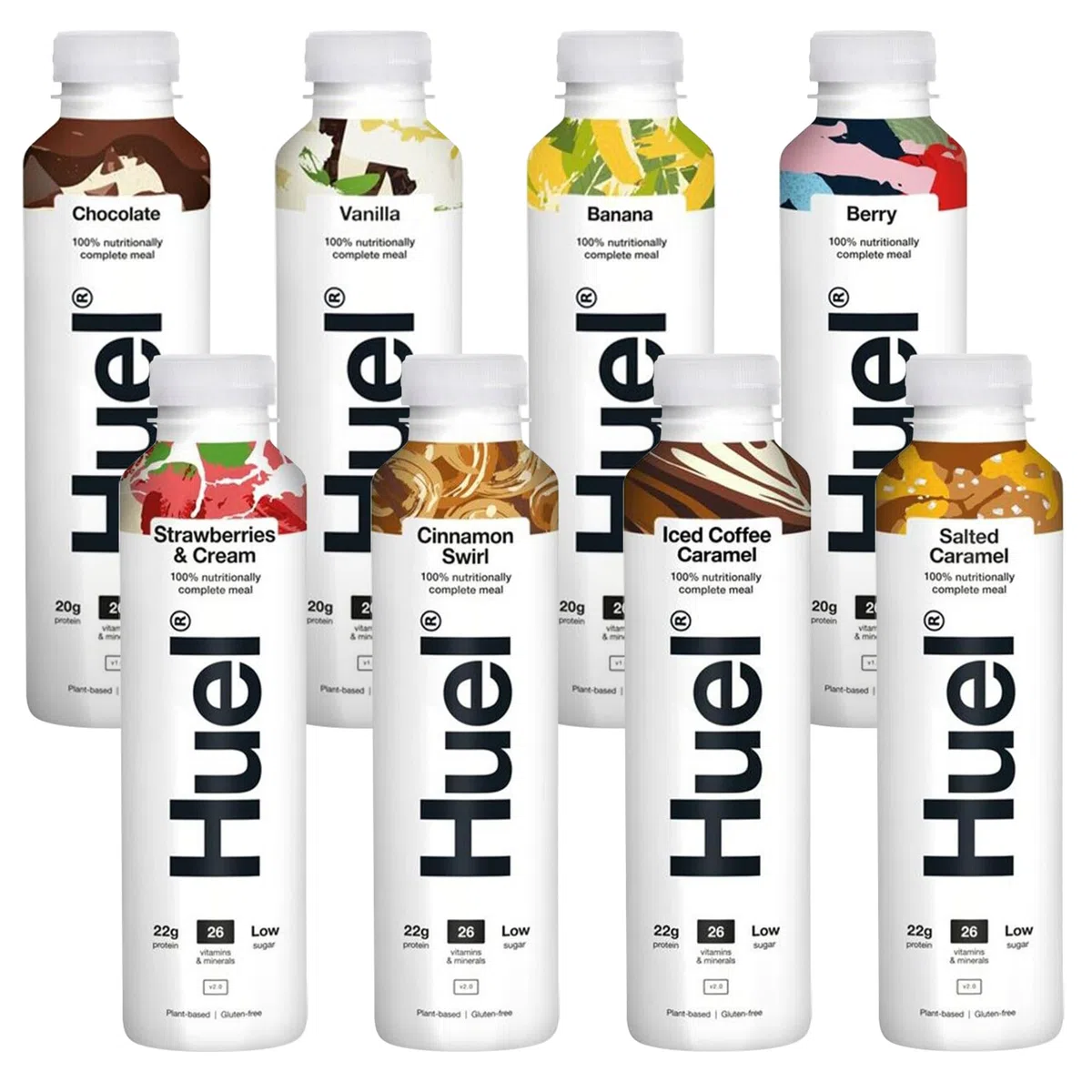 Huel - Confezione assortita pronta da bere, 8 pezzi