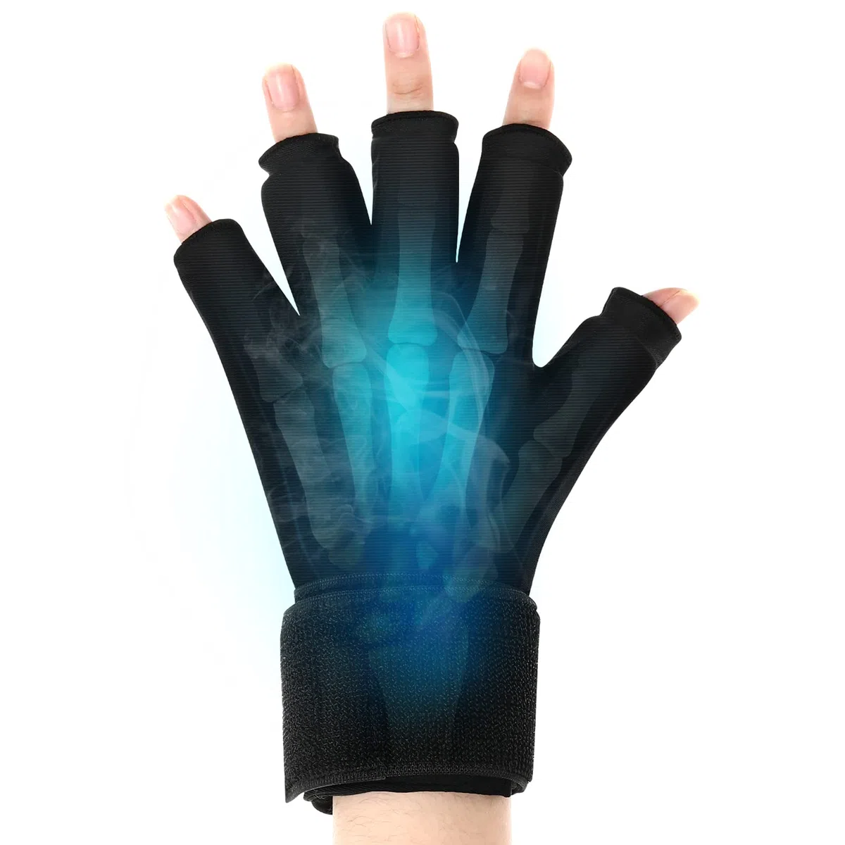 Guanto da ghiaccio a compressione per artrite delle dita per alleviare il dolore, impacco di ghiaccio da polso a mano per terapia calda e fredda, impacco freddo in gel per tendinite, tunnel carpale