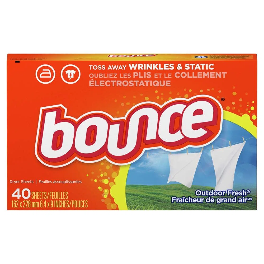 Bounce Dryer Ammorbidente per asciugatrice, confezione da 40 fogli