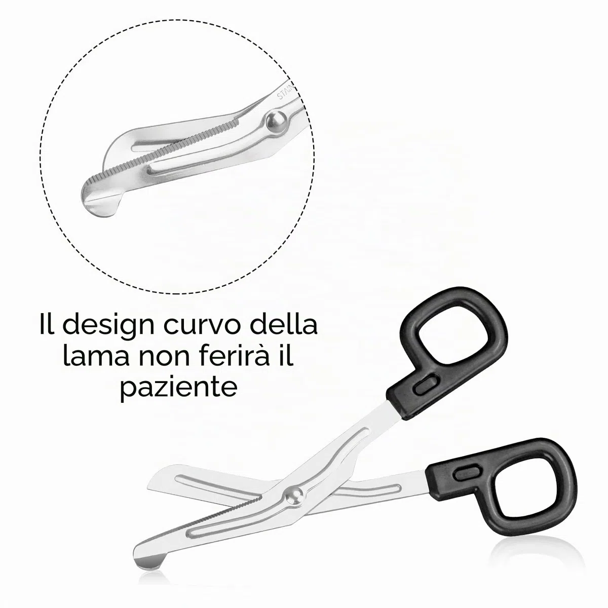 Primo kit DAE con RCP, guanti, rasoio, forbici, tamponi di garza e salviette detergenti per l'addestramento DAE