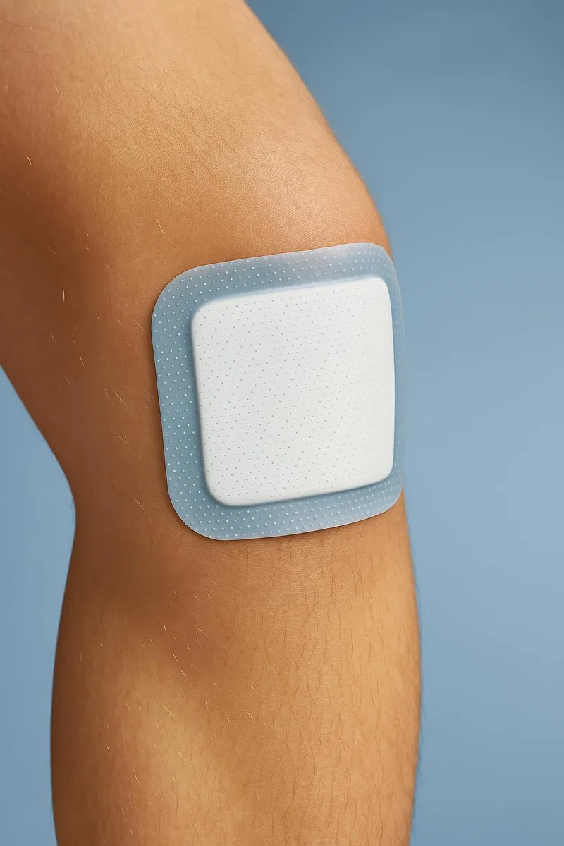 Biatain Silicone Medicazione adesiva in schiuma, 7,5 x 7,5 cm, confezione da 10