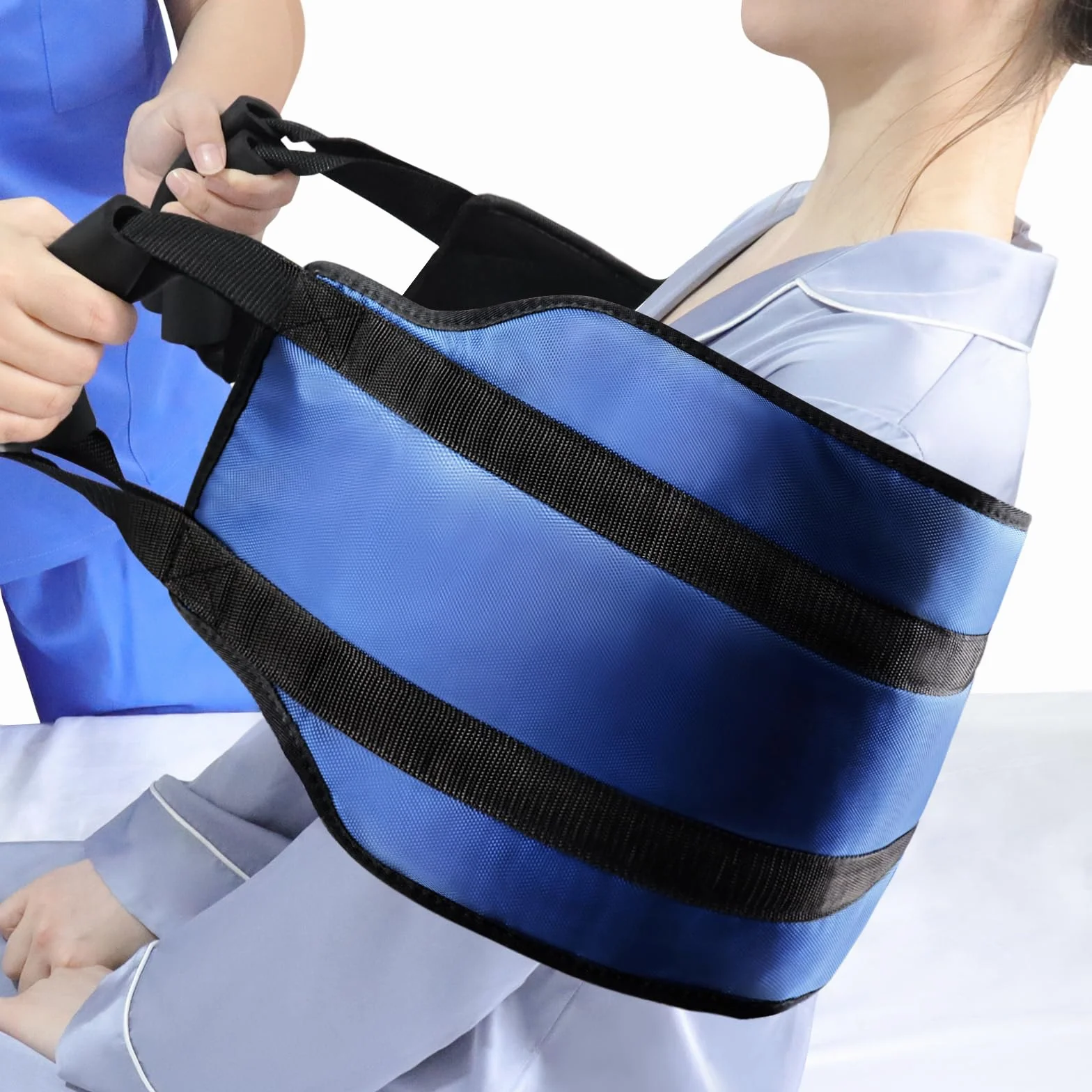[LOSCHEN] Cintura di sollevamento per il trasferimento del paziente, extra larga 110cm, per il trasferimento del letto, per disabili, anziani, geriatrici, feriti, sicuro da usare in auto