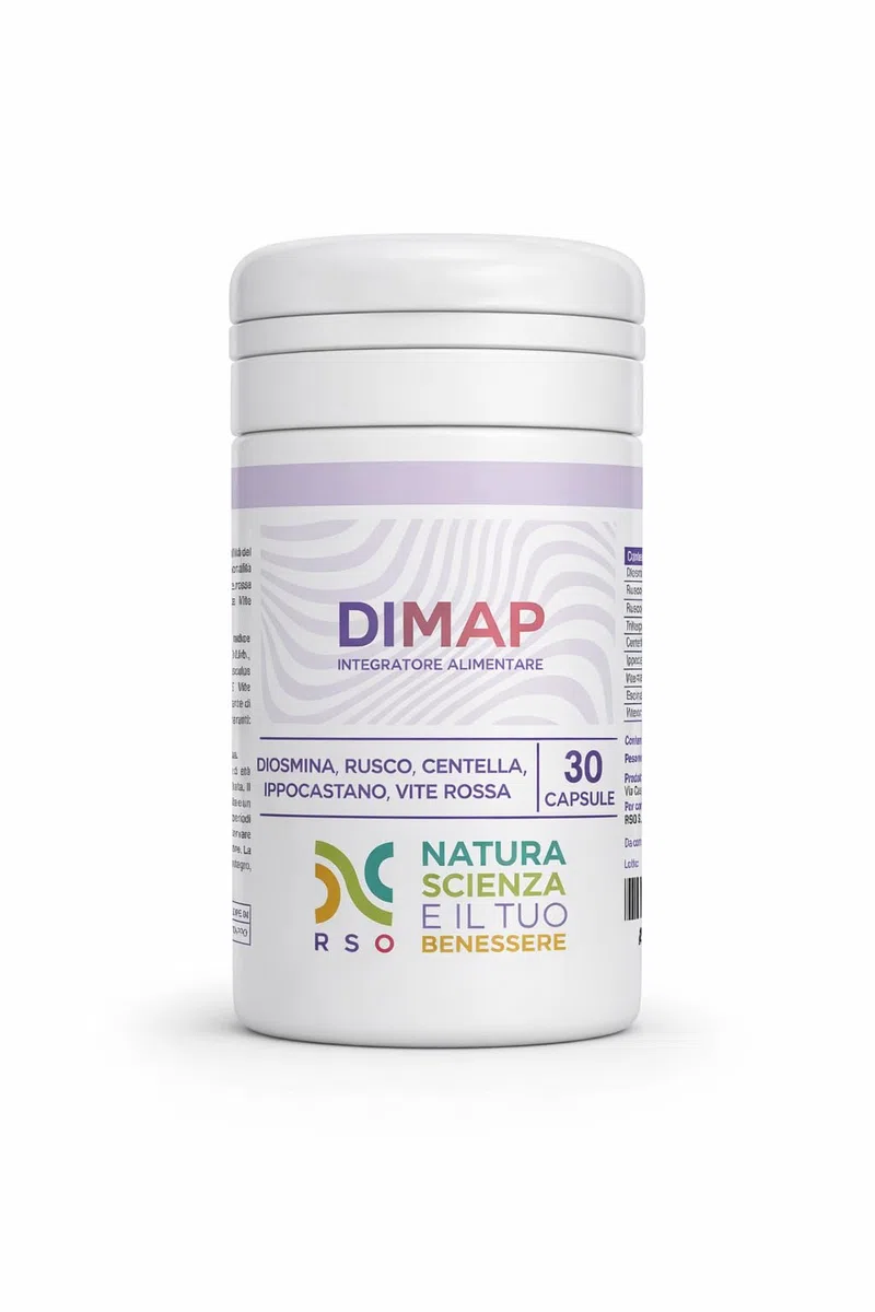 Integratore per Circolazione Gambe – Riduce Gonfiore e Pesantezza – Drenante Naturale con Diosmina, Rusco e Centella – 30 Capsule