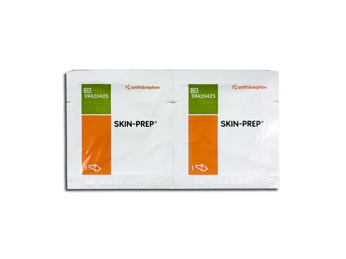 Skin-Prep, Salviette per la Preparazione della Pelle, Confezione da 50 pezzi
