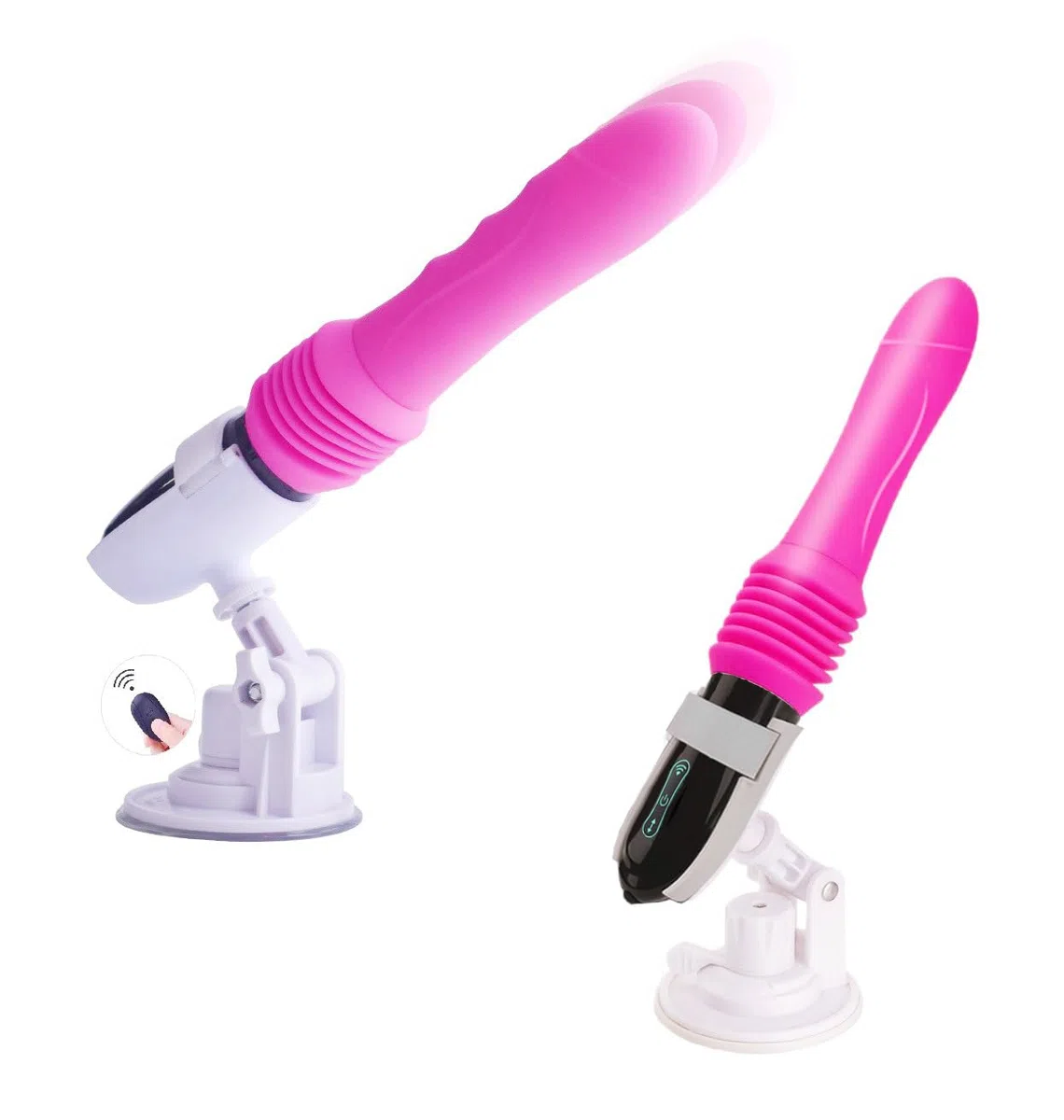 Macchina del sesso con dildo, vibratore da donna con funzione antiurto, 10 modalità di vibrazione, 3 modalità telescopiche, giocattolo sessuale per coppie e donne