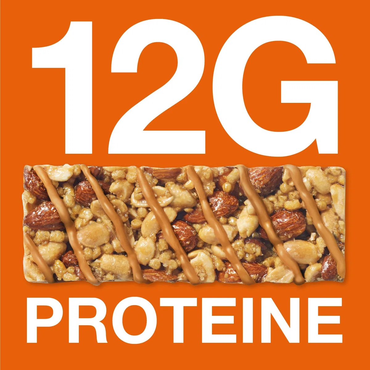 BE-KIND Protein Barretta Proteica al Burro di Arachidi, Snack Proteico Senza Glutine, 12 gr di Proteine, 1 Confezione x 12 Barrette da 50 g (600 g)