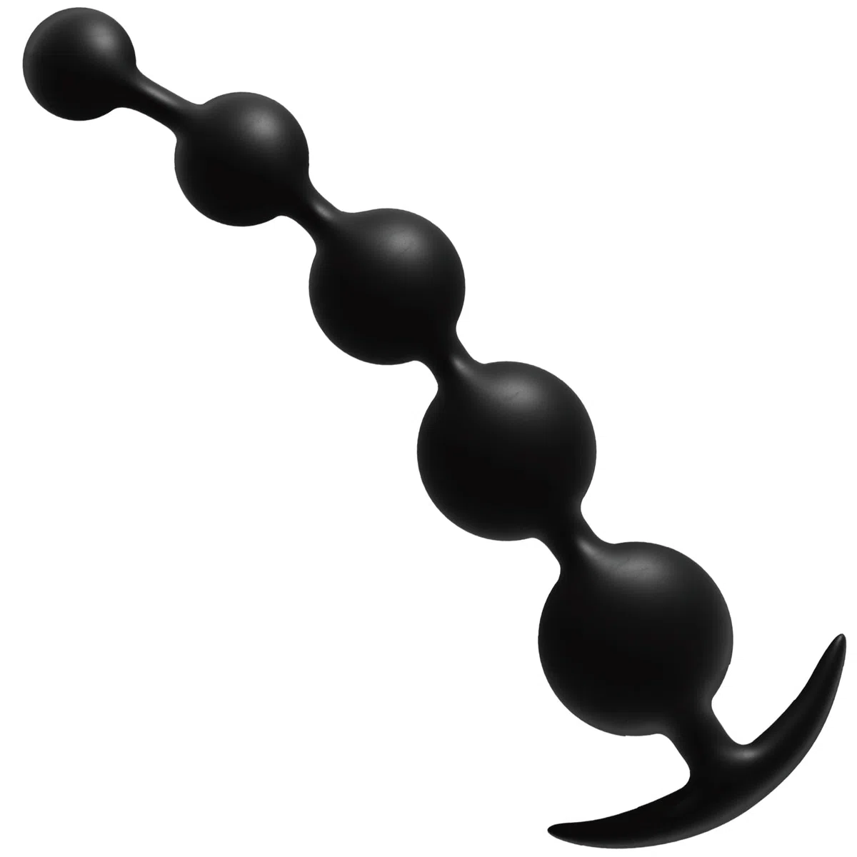 AMAZBEE Perle Anali in Silicone con Palline di Diverse Dimensioni Giocattolo Sessuale con Perle anal Flessibile con Dildo Butt Plug a Base Stretta e Svasata per uomini e donne nero (5 Bead)