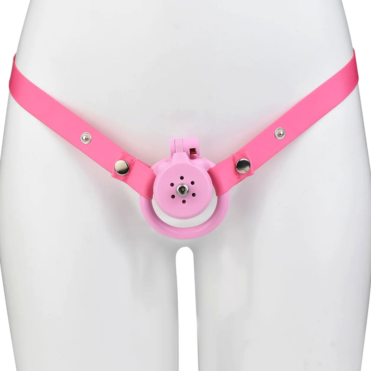 Mini gabbia fitness da uomo in resina con cintura di sostegno - traspirante e confortevole - 4 colori A305 (Rosa, Cintura di assistenza)