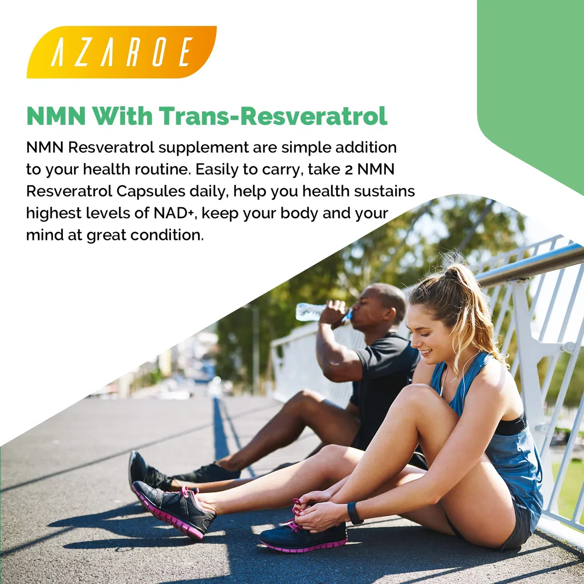 Ultra Purezza NAD + Trans-resveratrolo 1100 mg, con Pepe Nero 50 mg per un Assorbimento Ottimale, Formula Avanzata 3 in 1 per Aumentare i Livelli di NAD+ (60 Unità (Confezione da 1))