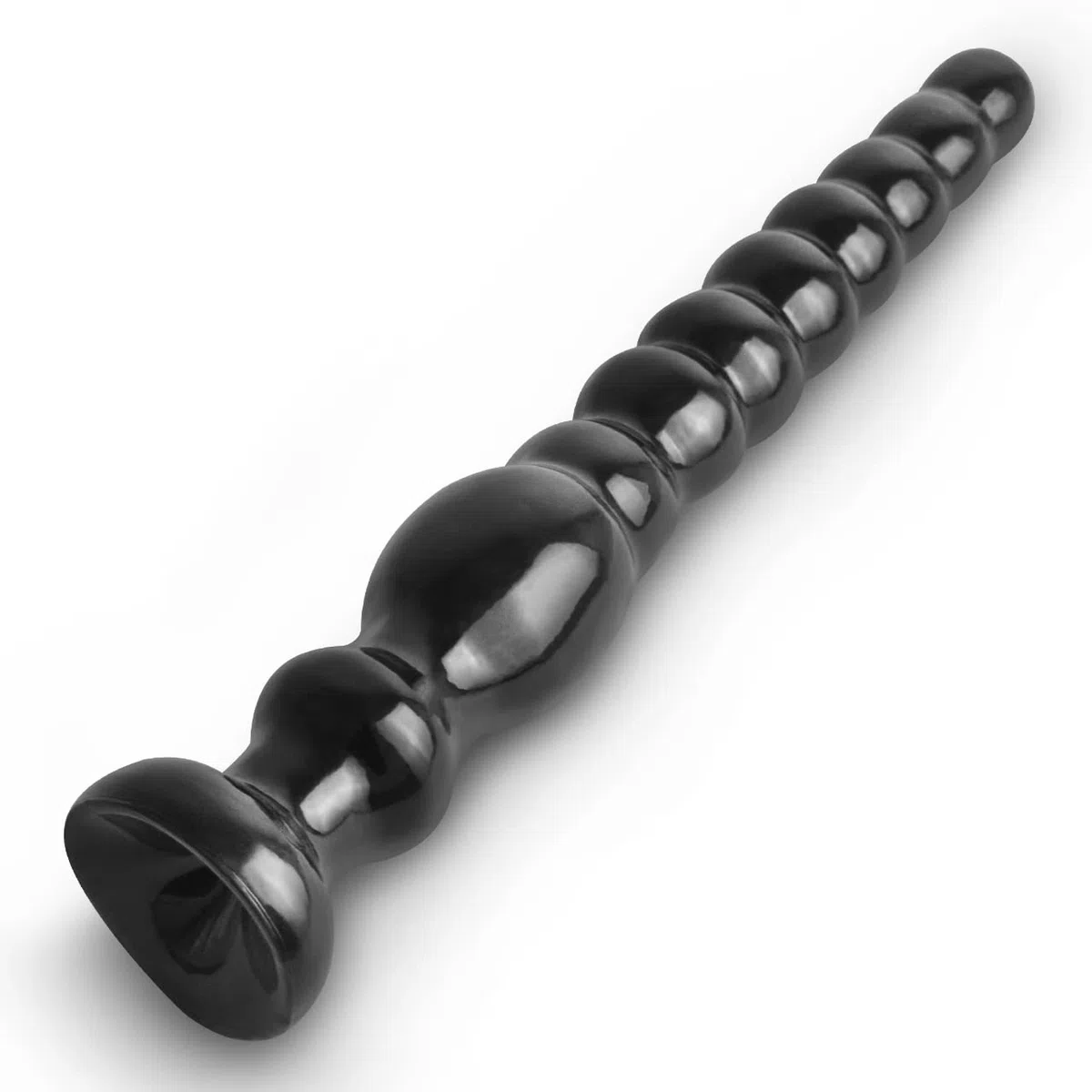 Perline anali flessibili FAAK da 12 pollici con ventosa,Più sono,meglio è,10 palline butt plug dildo,Dildo con perline extra-lungo per un piacere anale profondo