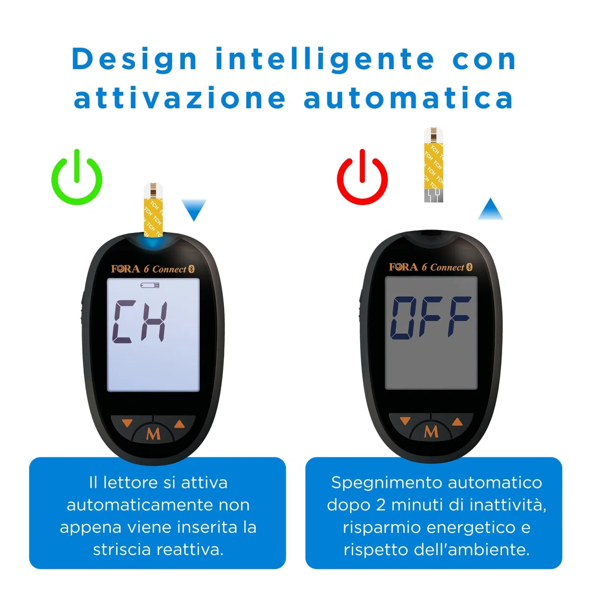 FORA Strisce Reattive per Colesterolo Totale, 10 Pezzi