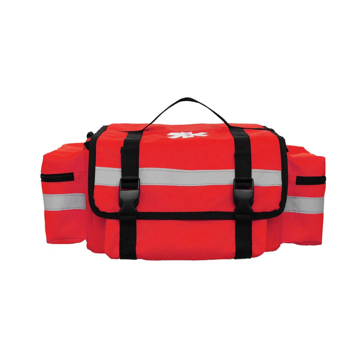 Borsa professionale di primo soccorritore,Borsa medica trauma con riflettente,Borsa medica di pronto soccorso di grande capacità(solo borsa) (rosso)