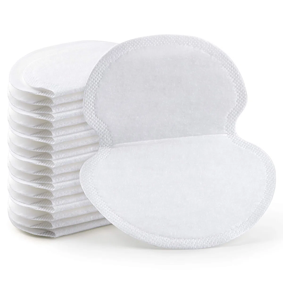 Salviette antisudore per ascelle, alta qualità, per combattere l'iperidrosi, 100 pezzi, comode, non visibili, extra adesive, usa e getta, protezione anti-sudore per le ascelle