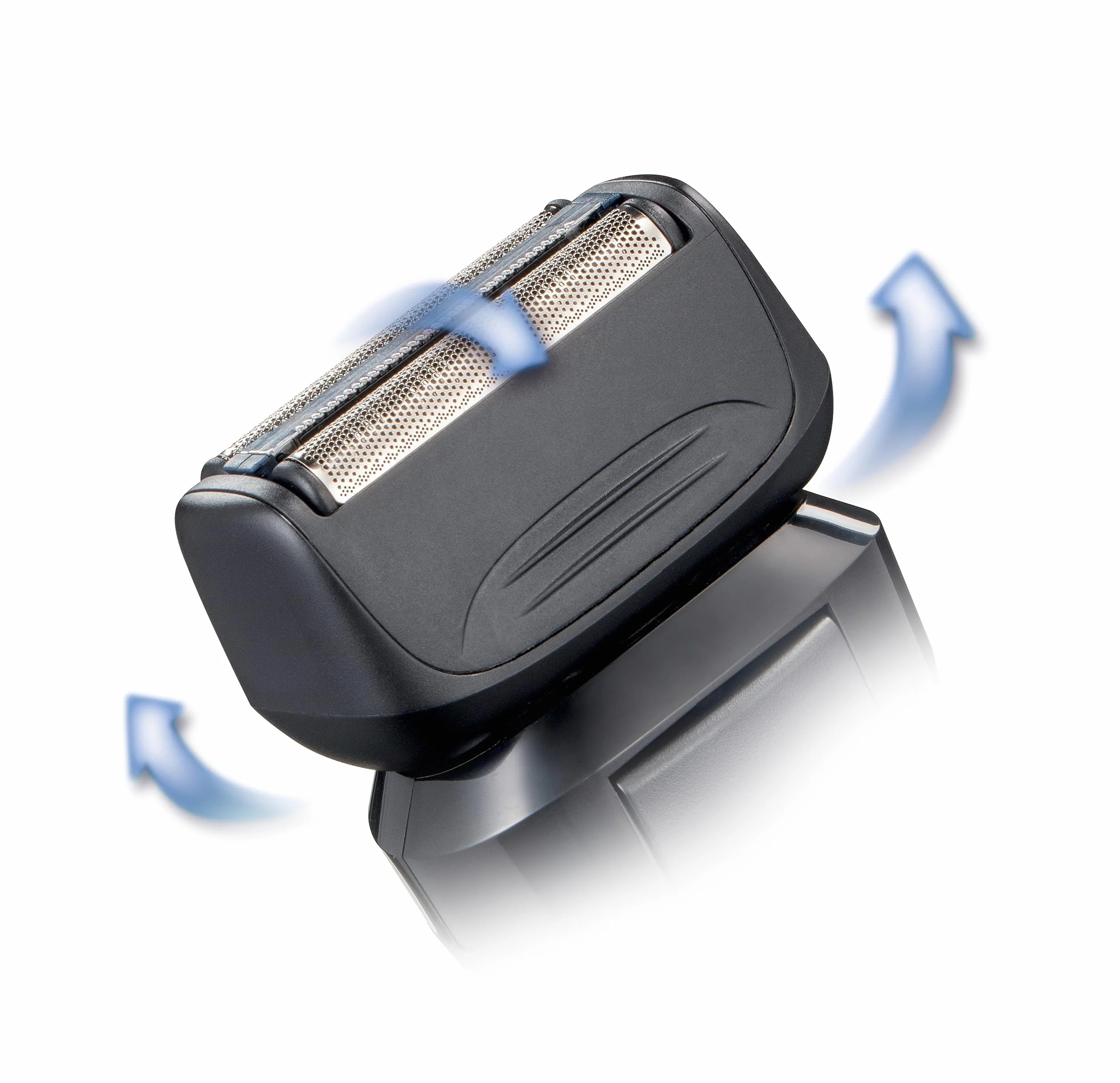 Remington Rasoio elettrico Barba F4 - Utilizzo su asciutto e bagnato - Accessorio styler per barba, Cappuccio protettivo, 100% impermeabile, Rasoio a lamina Style Series F4002