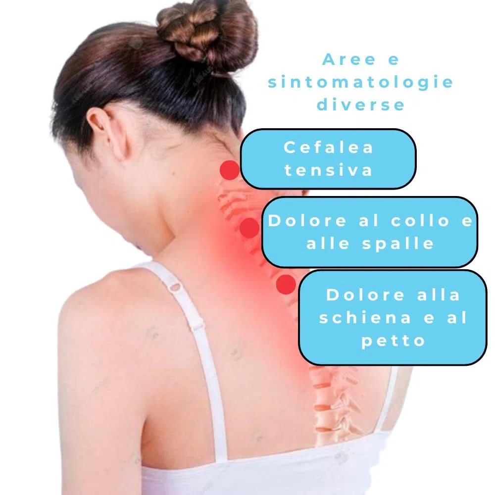 Dispositivo di Trazione Cervicale con 8 Punti Magnetici | Cuscino Chiropratico per Alleviare il Dolore a Collo e Spalle | Correttore di Postura | Rilassante e Portatile | Neck Cloud