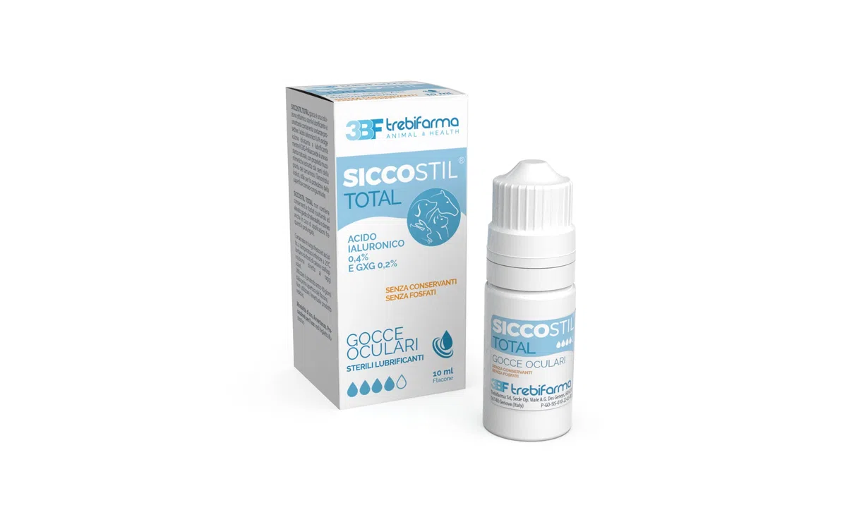 Total - 3BF - Soluzione Oftalmica lubrificante idratante - Gocce oculari - 10 ml - Trebifarma