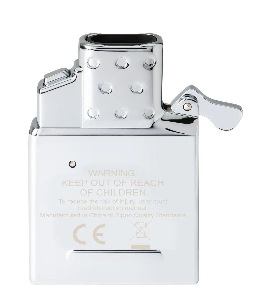 Zippo Inserto con doppio arco per accendini tempesta – Inserto accendino ricaricabile – USB-C – Certificazione CE – Si adatta a tutte le classiche custodie Zippo
