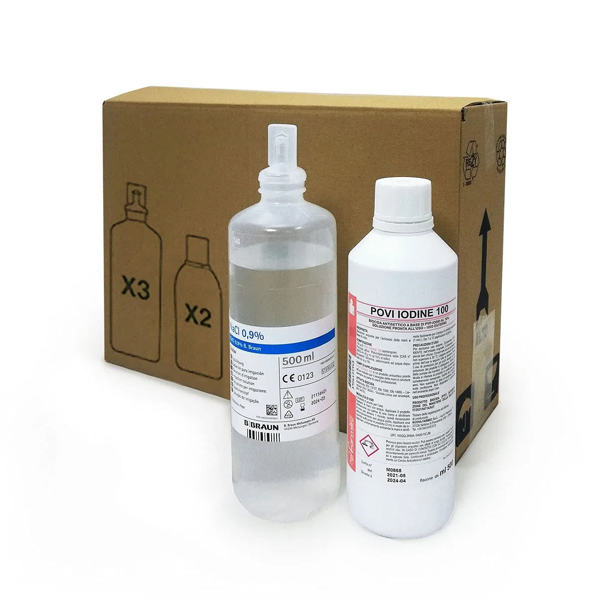 Pharma[+] DISINFETTANTI X Cassetta Valigetta Pronto Soccorso REINTEGRO Allegato 1 DM 388/03 - DLGS 81/08