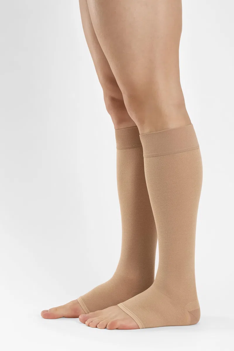 Relaxsan M1050A gambaletti medicali cotone classe 1 - K1 compressione graduata punta aperta