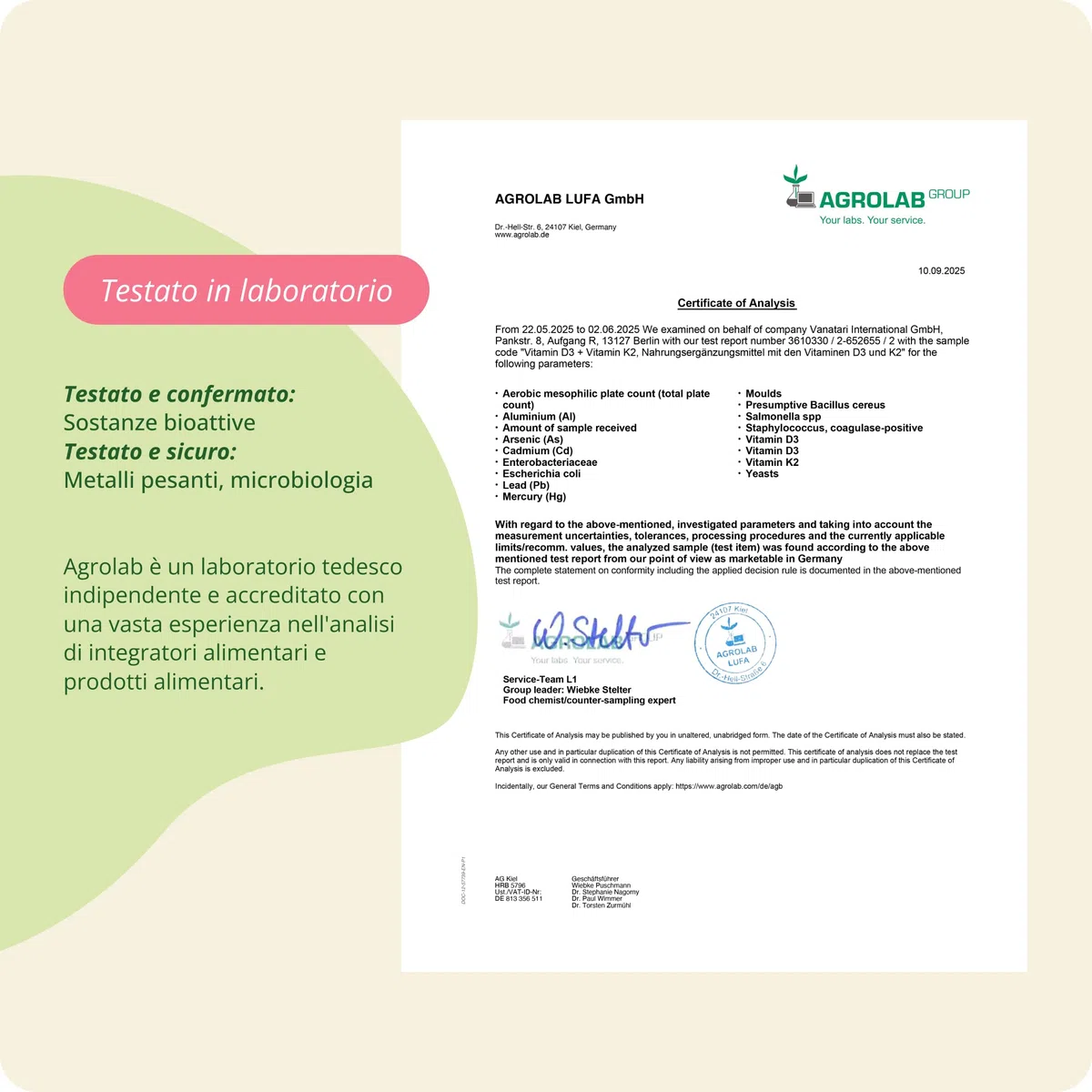 Vitamina D3 + K2 MK7 | VEGAN | Vitamine di Marca dall’Europa | K2 >99% all-trans MK-7 K2VITAL | Alta Biodisponibilità | per Ossa, Denti e Sistema Immunitario | Cruelty Free | Vegavero