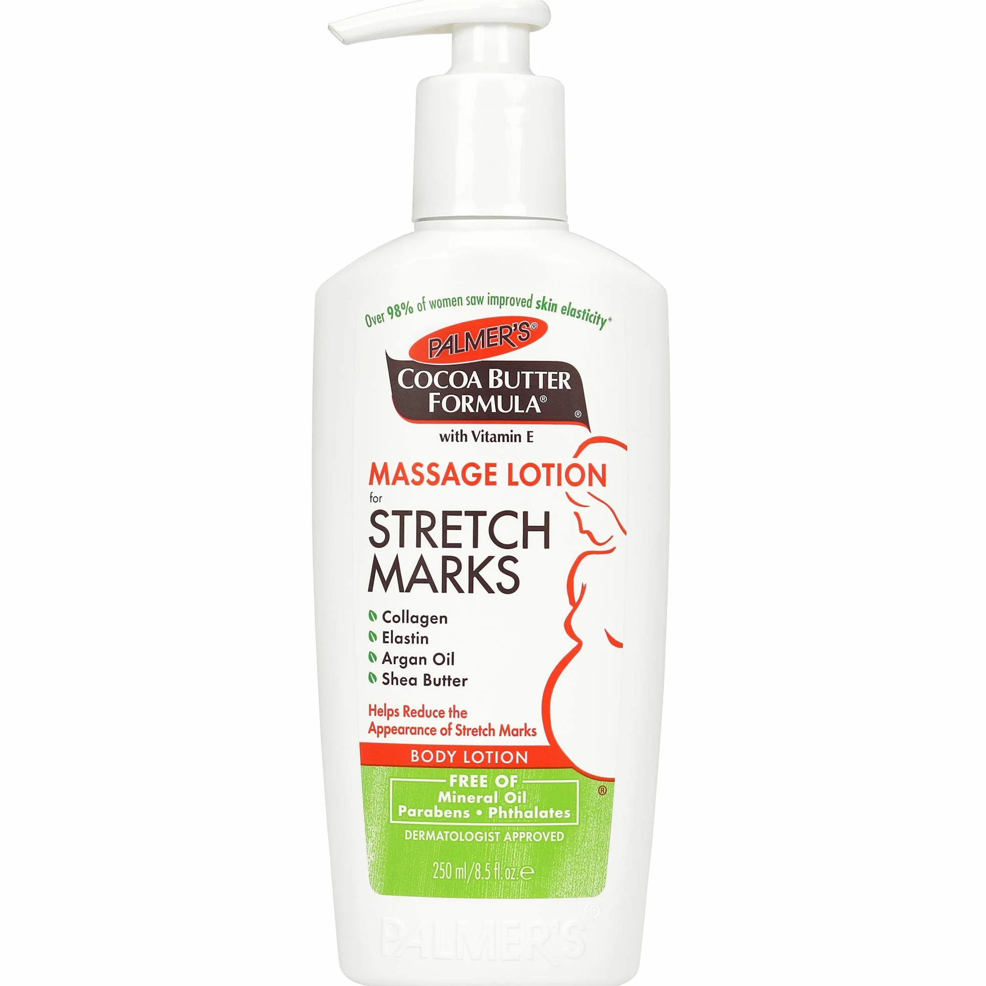 Palmers Burro di Cacao massaggio smagliature Lotion Camicia
