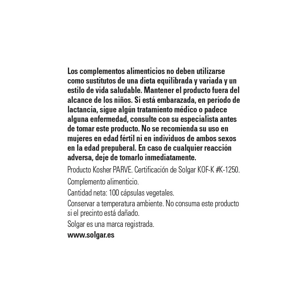 Solgar Palma Nana - 150 ml