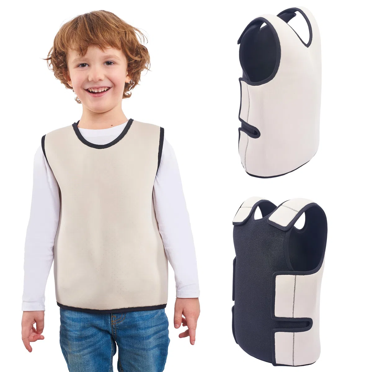 ODOXIA Gilet a compressione per bambini | Fornisce un comfort a pressione profonda | Strumenti ADHD per bambini | Abbigliamento sensoriale per autismo | Design confortevole | Compression Vest