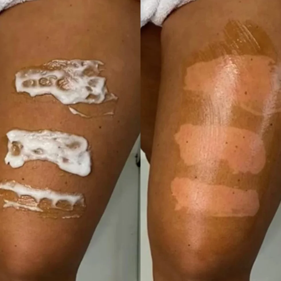 Rose & Caramel Purity Excel 60 Second Miracle Express Self Tan Remover Esfoliante per rimuovere l'abbronzatura 200ml
