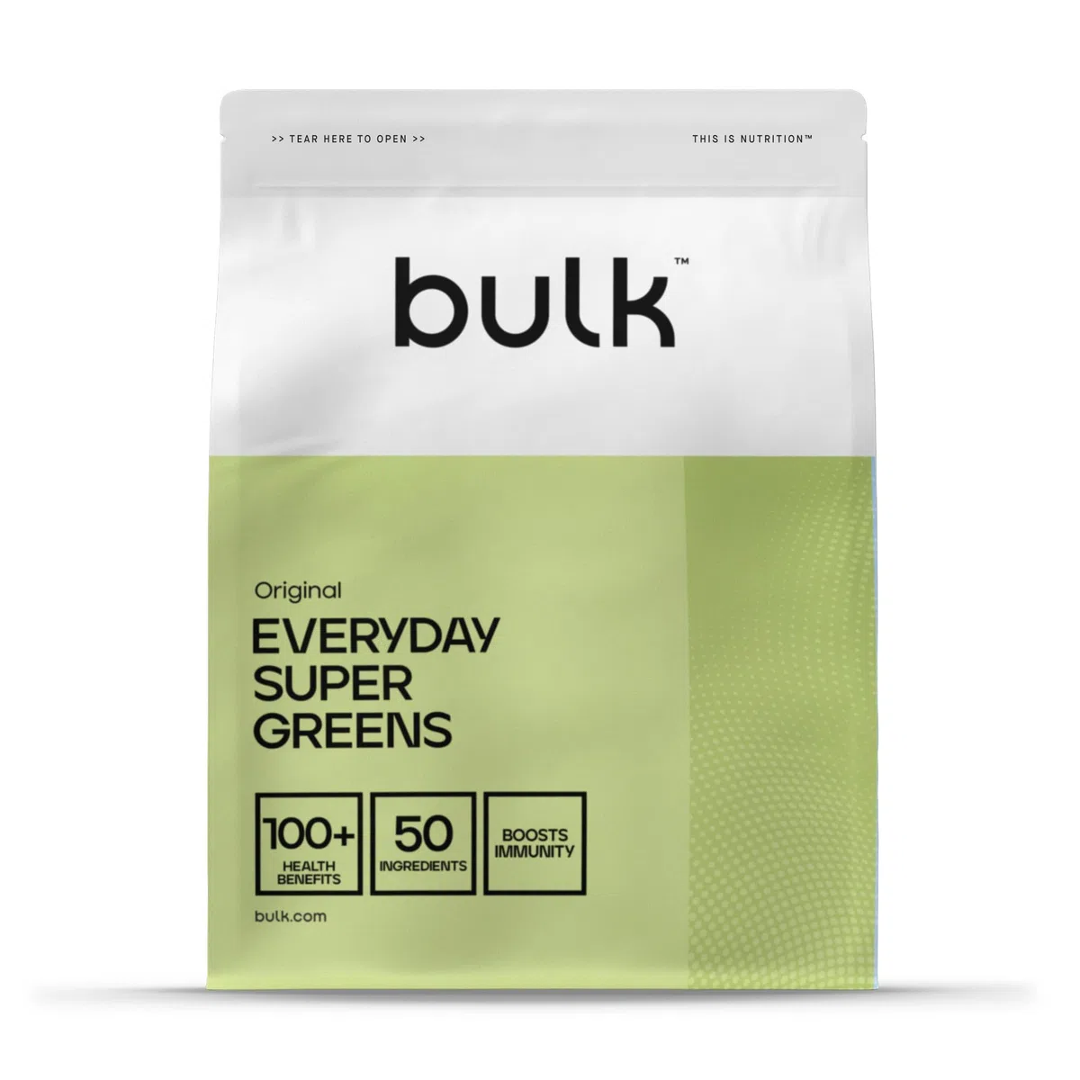 Bulk Everyday Super Greens Polvere | Originale | 30 Porzioni | Con 50 Vitamine, Minerali & Superfood | Ricco di Vitamina C, D & B12 | Supporta Immunità & Benessere