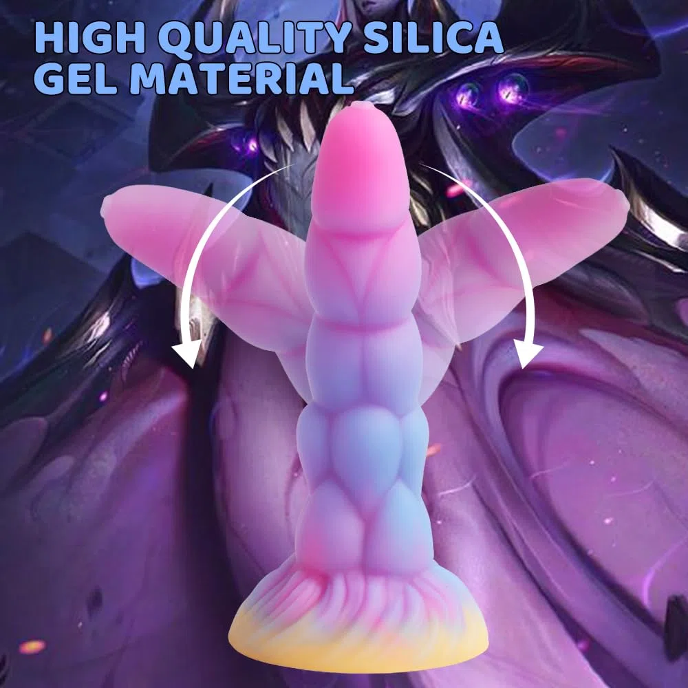 Fantasy Tentacolo realistico Monster Dildo, 8,14 pollici, Big Huge Thick, dildo anale in silicone con potente ventosa, morbido anale Plug prostata, adult Sex Toys Giant G Spot Play Dildo per donne