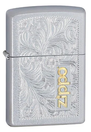 Zippo 352-TT Accendino a Benzina, Ottone, Cromato, 5,70 x 3,70 x 1,20 cm
