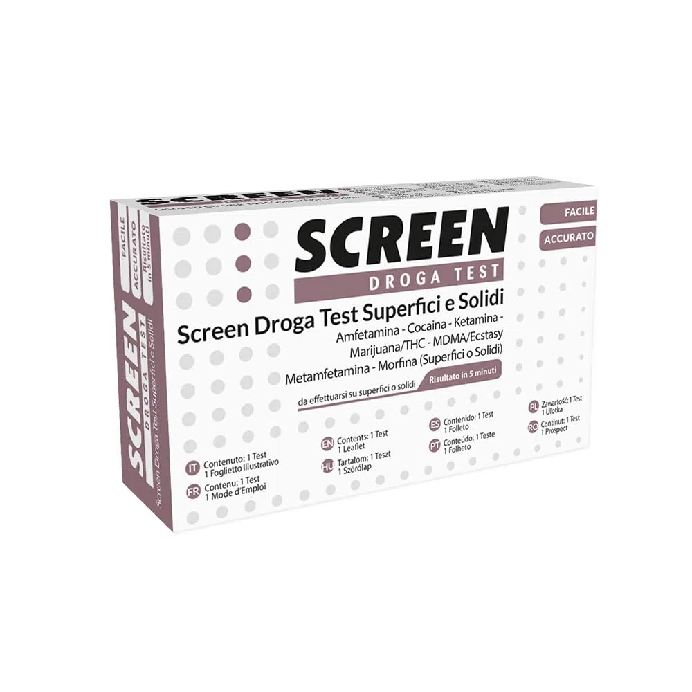 Screen Droga Test Superfici Polveri
