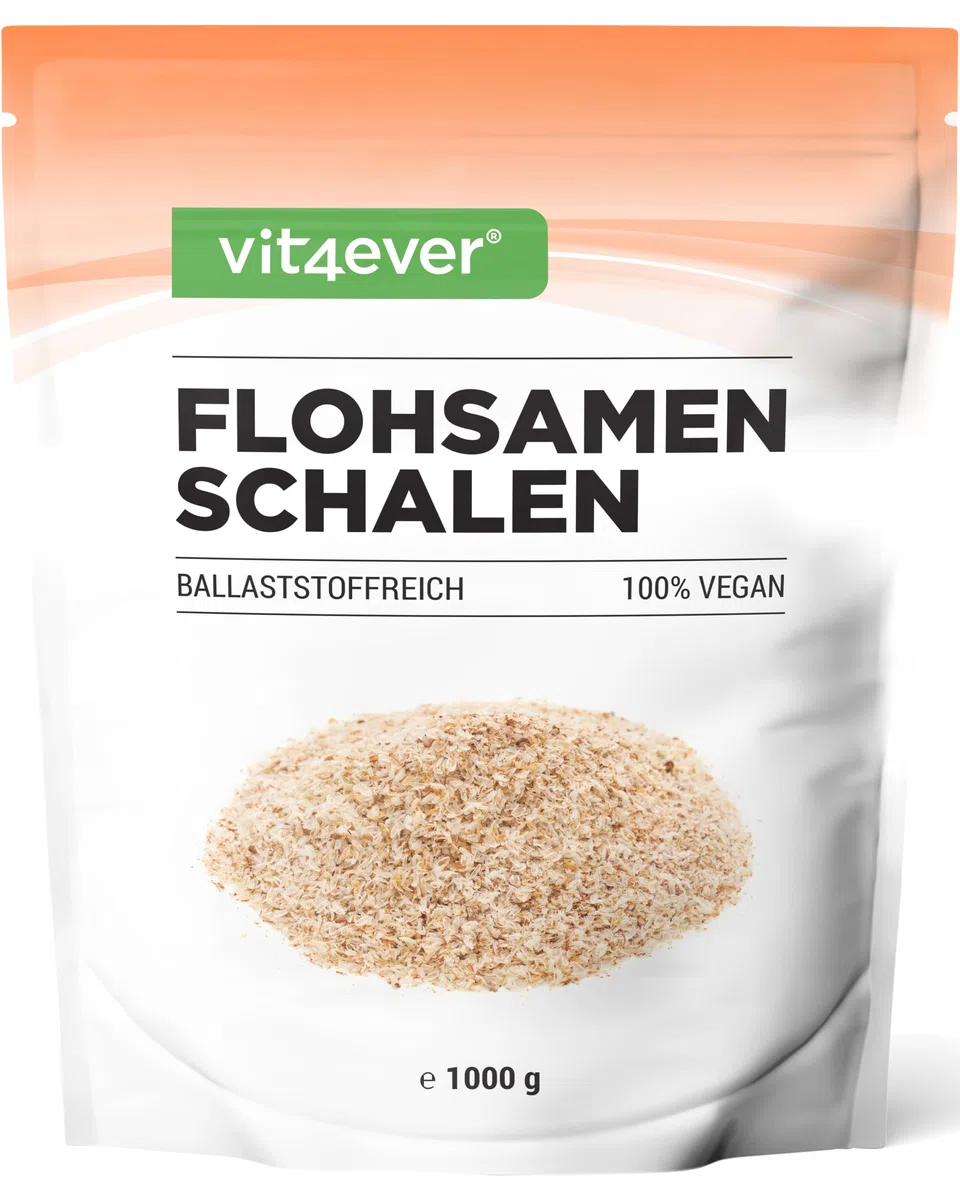 Psyllium husks 1 kg - 1000 g - Residui controllati - Purezza 99% - Origine: India - Low carb - Alta fibra - Senza additivi - Vegan
