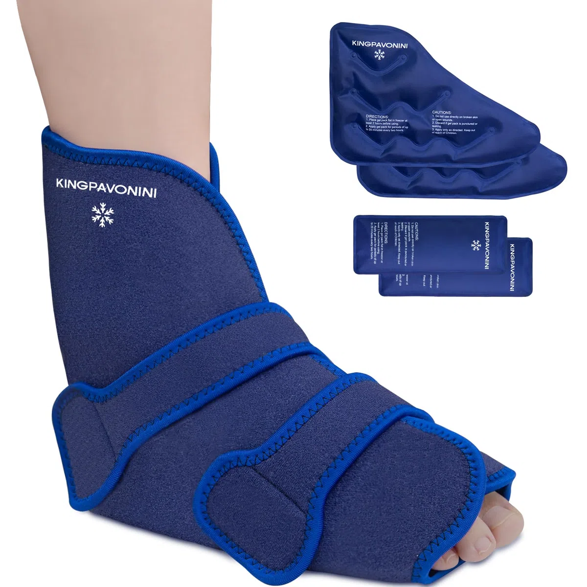 Impacco di ghiaccio per alleviare il dolore, impacchi freddi riutilizzabili in gel per lesioni, gonfiore, tendinite di Achille, fascite plantare, distorsioni alle caviglie e ai talloni, terapia del