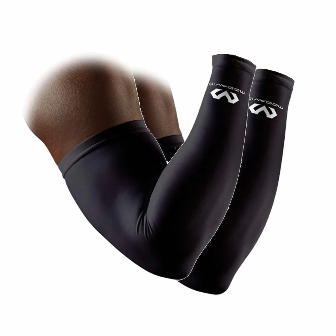 MC David 6566 Compression Manica del Braccio Nero (Black)