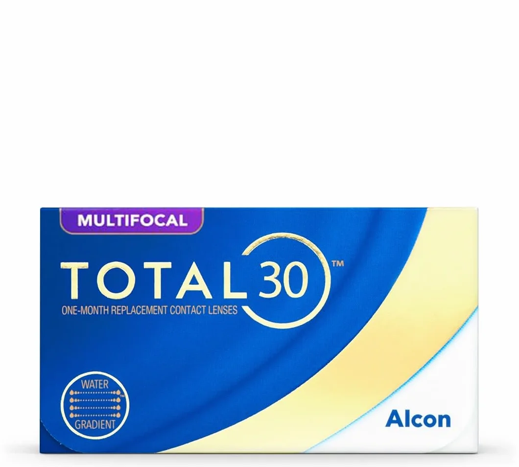 TOTAL30 Multifocal lenti a contatto mensili | 3 lenti | BC 8.4 mm | DIA 14.2 mm | ADD HIGH | -05.25 diottrie
