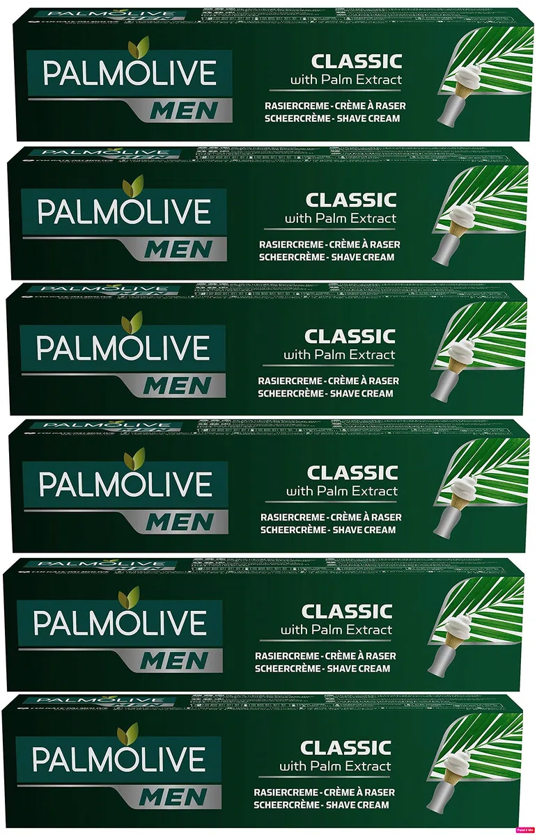 Palmolive Classic Lather Shave Cream 100ml x 6 Packs by Palmolive