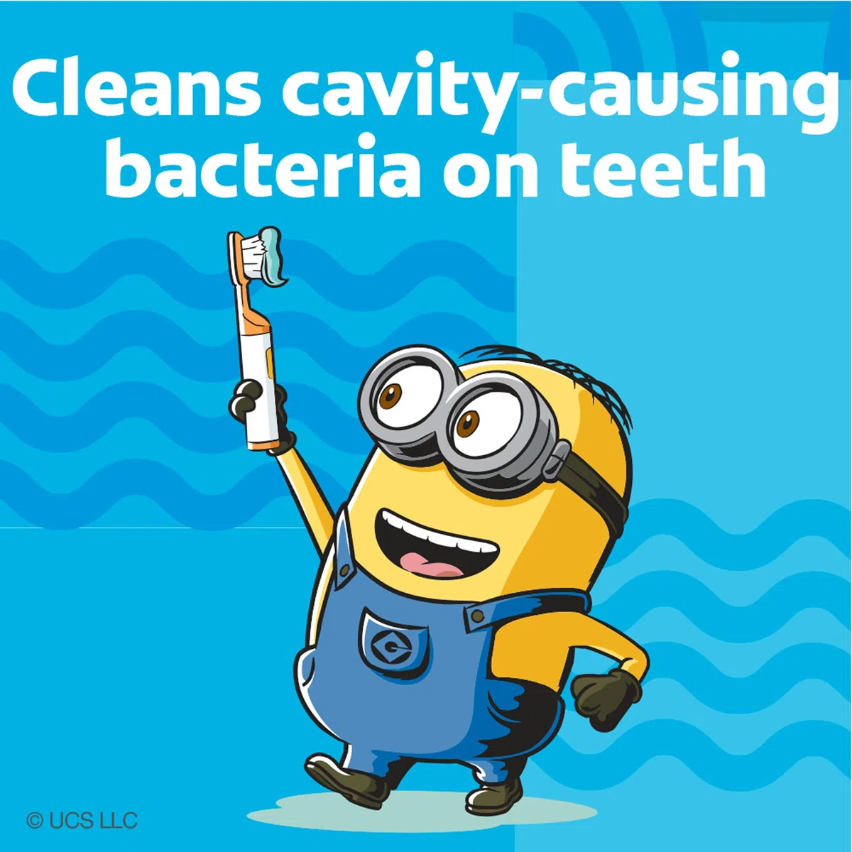 Colgate Spazzolino da denti per bambini, alimentato a batteria, Minions, spazzolino extra morbido, dai 3 anni in su, 1 confezione