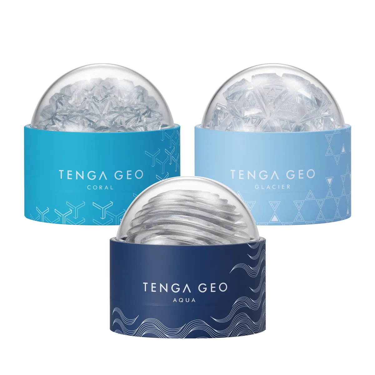 TENGA GEO-012 Coral Geometric Sculpted Reusable Male Masturbator