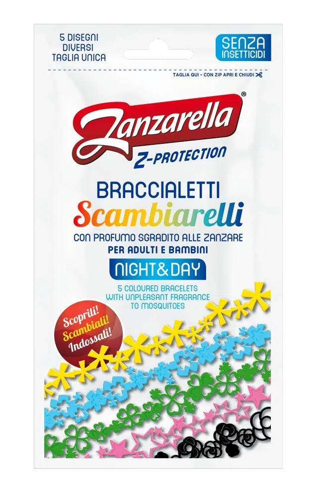 Zanzarella Braccialetti Scambiarelli, 5 Pezzi