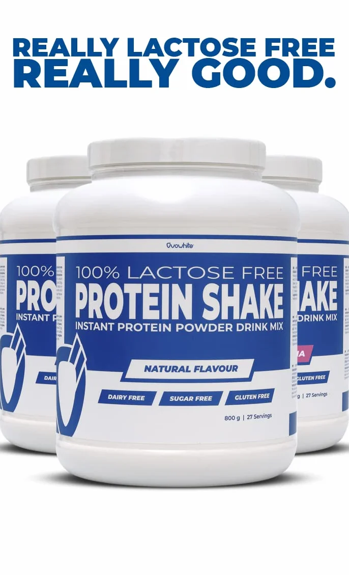 100% Egg Protein Shake Lactose Free/Gluten Free/Sugar Free - Proteine in Polvere Isolate dell'Uovo (Chocolate Brownie, 800 g)