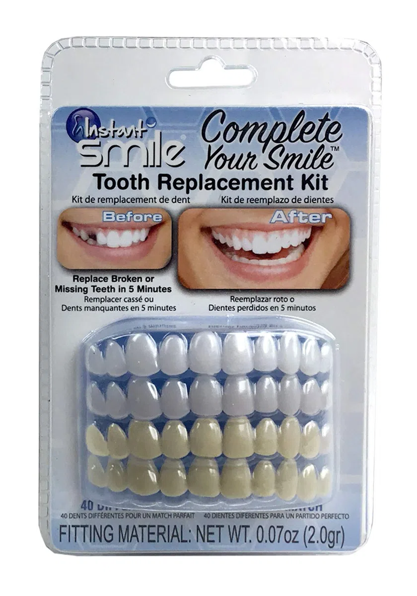 Instant Smile Completa il Tuo Sorriso Temporary Dental Replacement Kit, Easy Fit, One Size