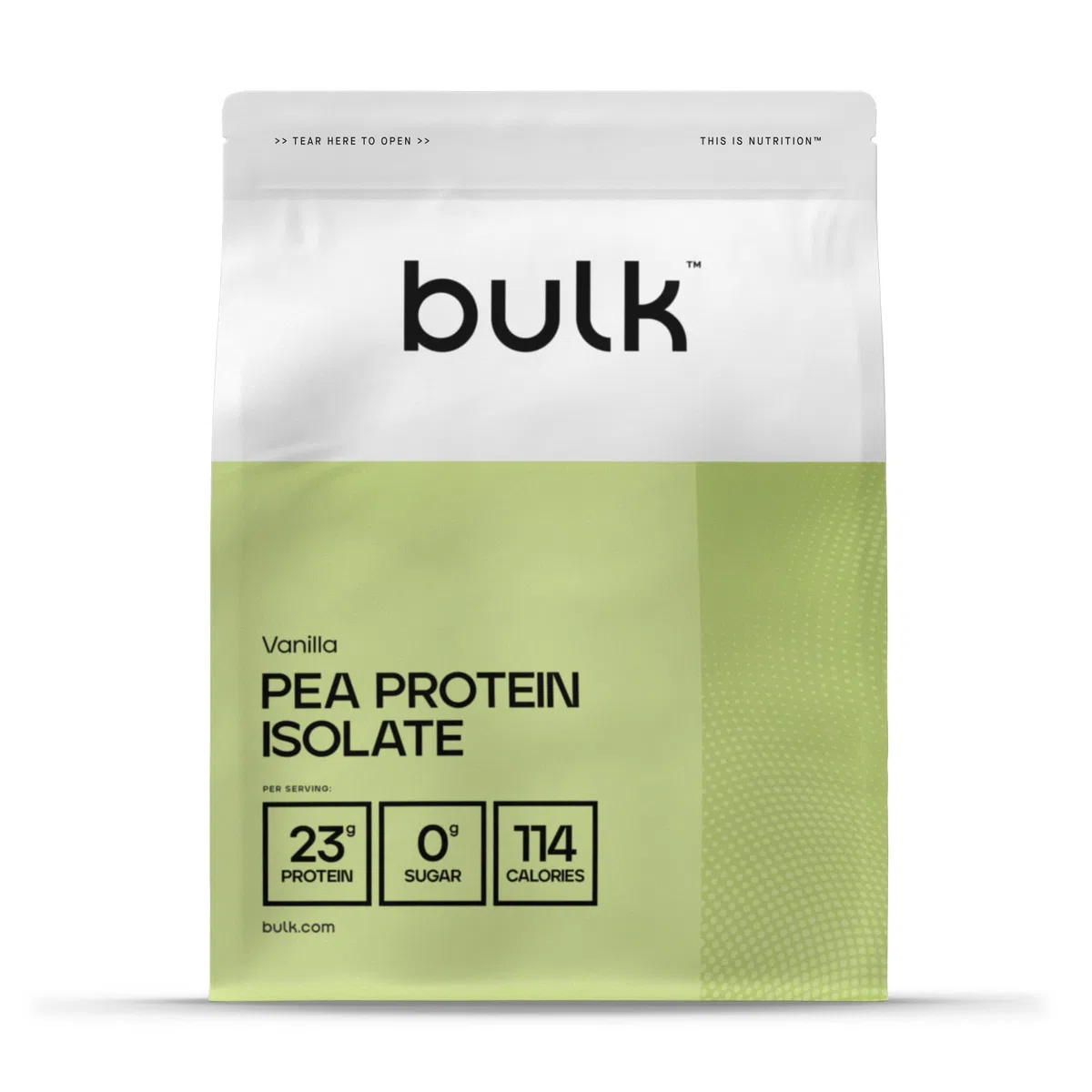 Bulk Pea Protein Isolate Powder, Vegan Protein Shake, Vanilla, 1 kg